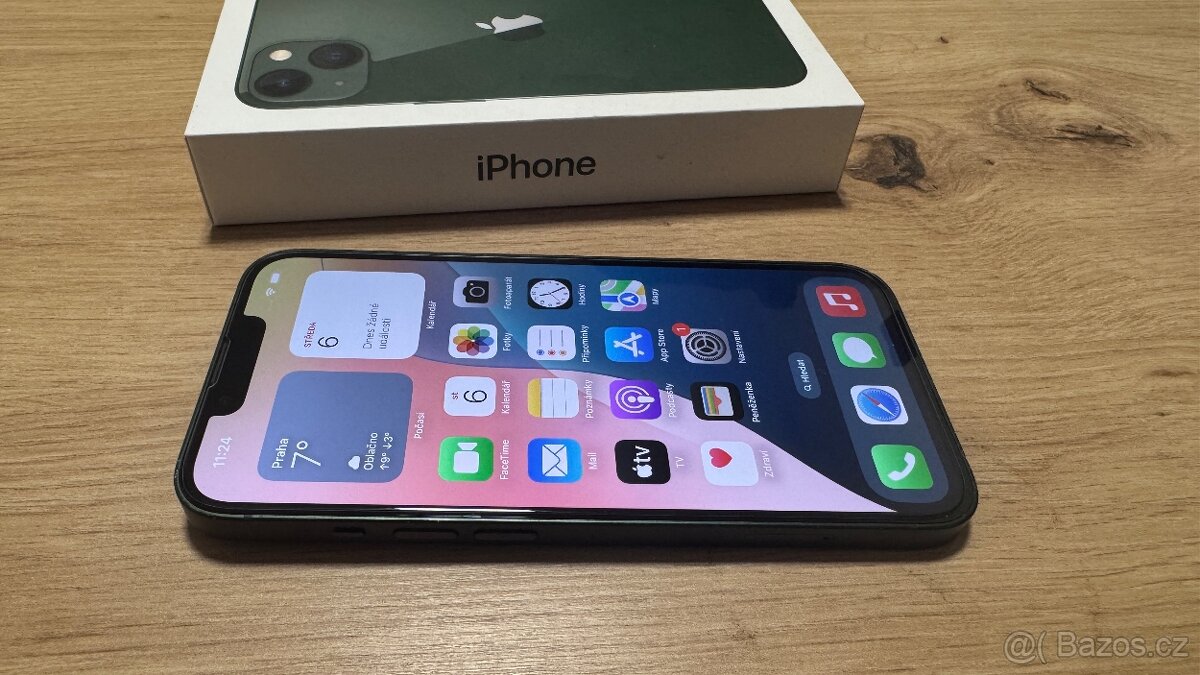 Apple iPhone 13 mini 128GB, baterie 100%, 5990Kč - 2