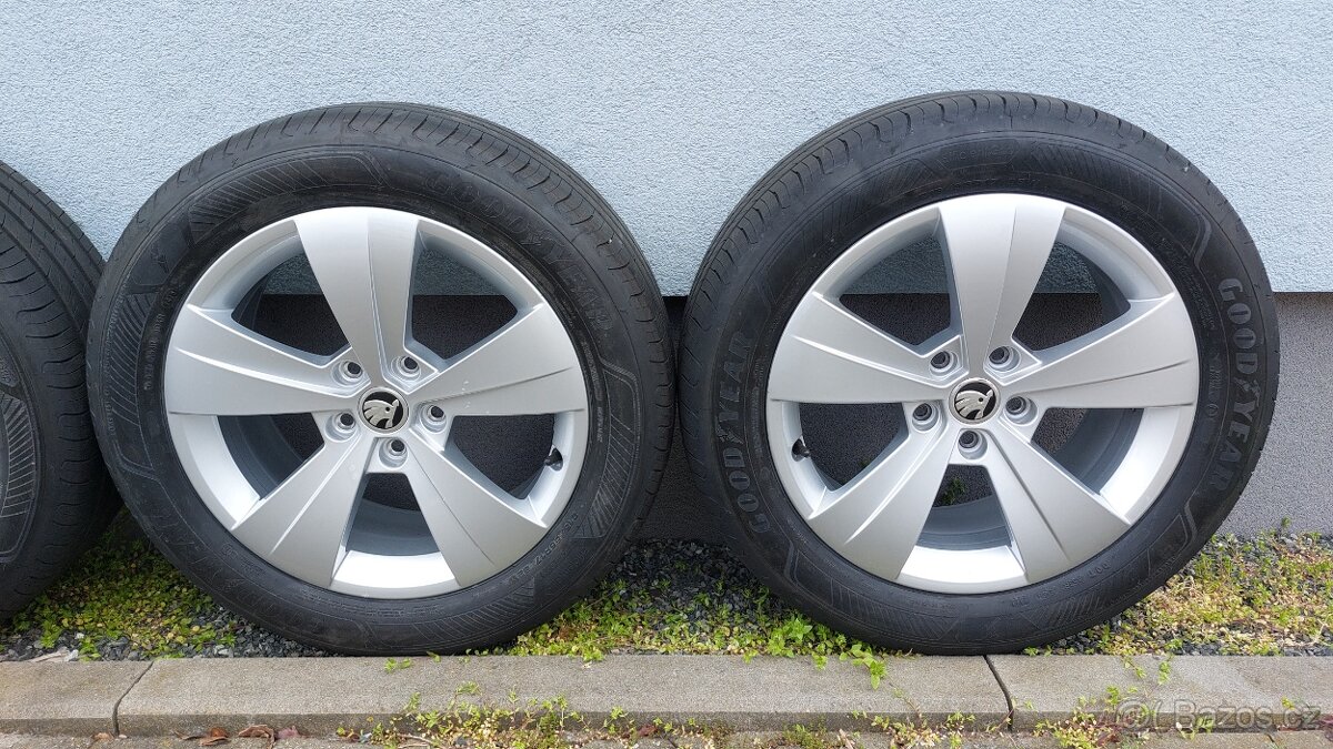 Alu kola 5x112 r17 Triton originál Škoda Superb - 2