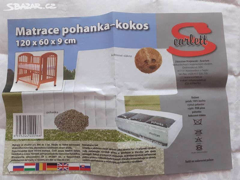 Dětská dřevěná postýlka - 2