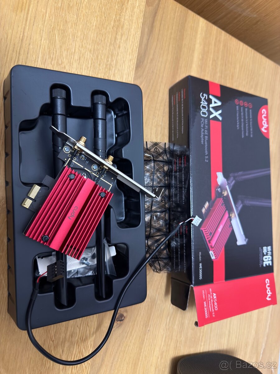 CUDY AX5400 Wi-Fi 6E PCI Express Adapter záruka 6/24 - 2