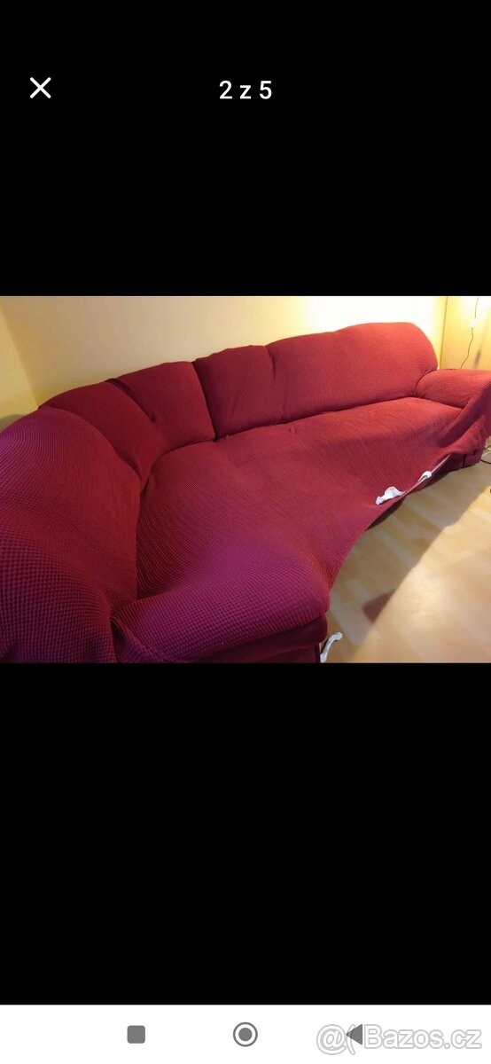 Potah na rohovou sedací soupravu - 2
