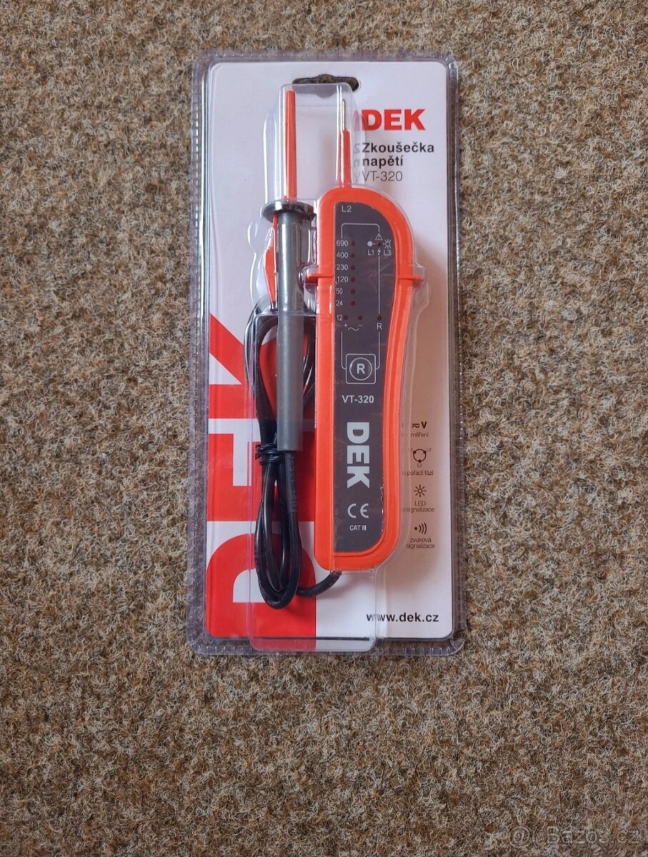 Zkoušečka napětí DEK VT-320 - 2