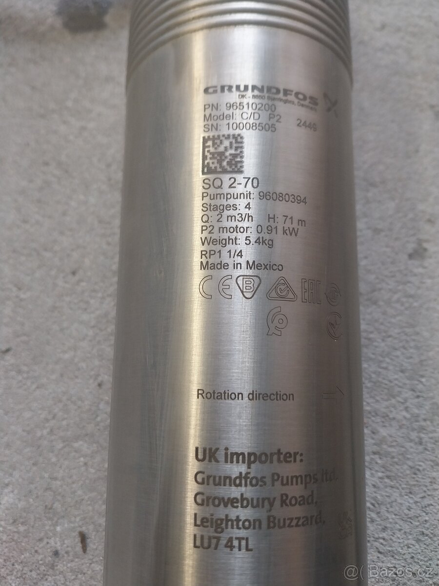 Ponorné čerpadlo - Grundfos - 2