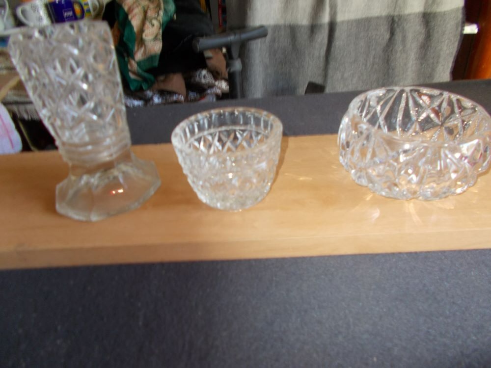 Broušené sklo 4 ks - 2