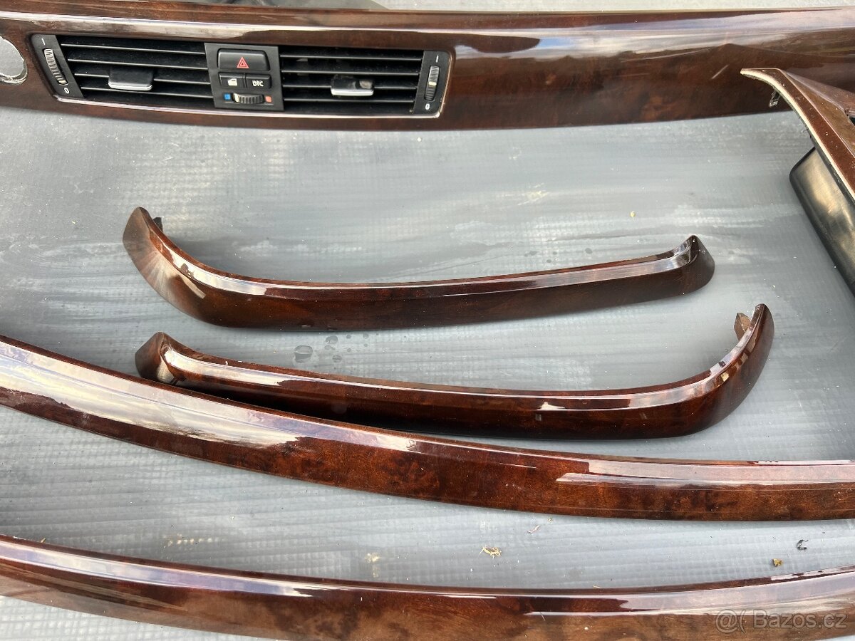 Dřevo dekor lišty bmw e90/e91 facelift na cic - 2