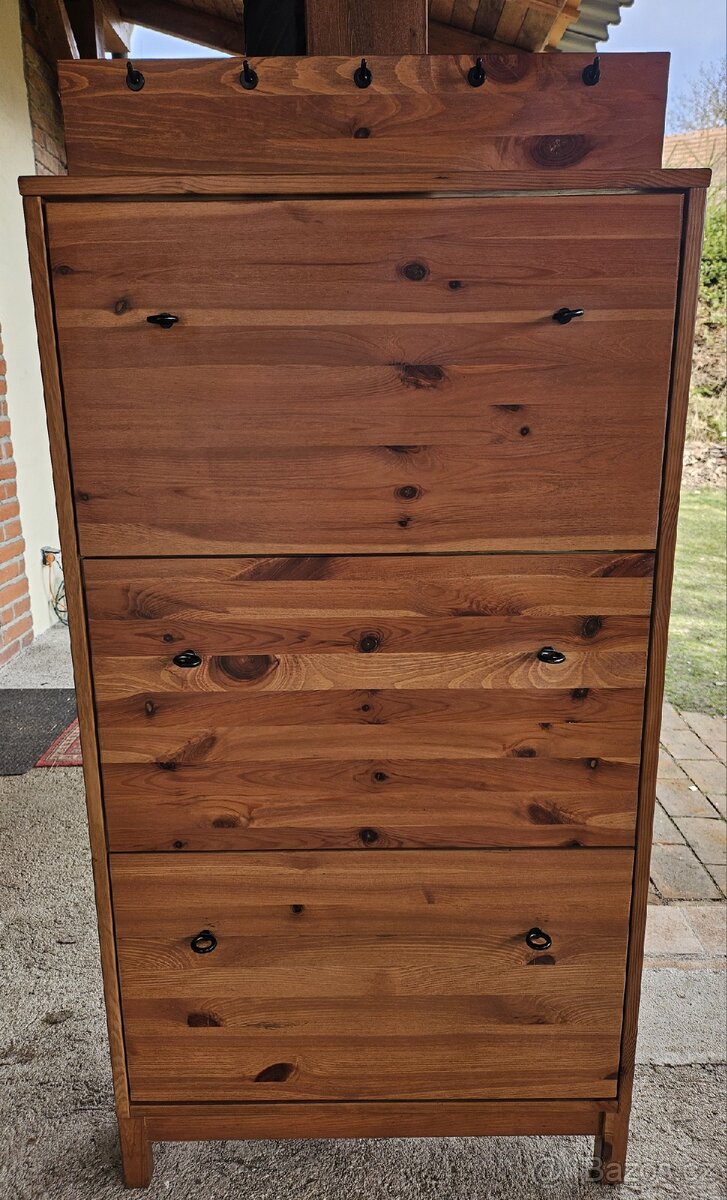 Botník Ikea Leksvik mořidlo antik - 2