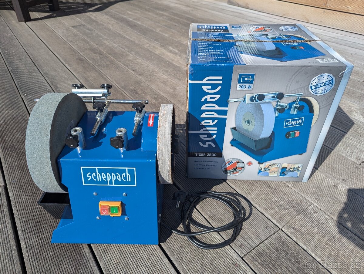 Dvoukotoučová bruska Scheppach Tiger 7000E – TOP stav - 2