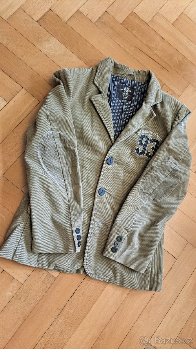 Manšestrové světlé sáčko H&M, vel.146 - 2