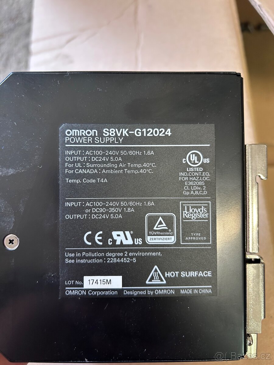 Zdroj Omron 24V 5A - 2