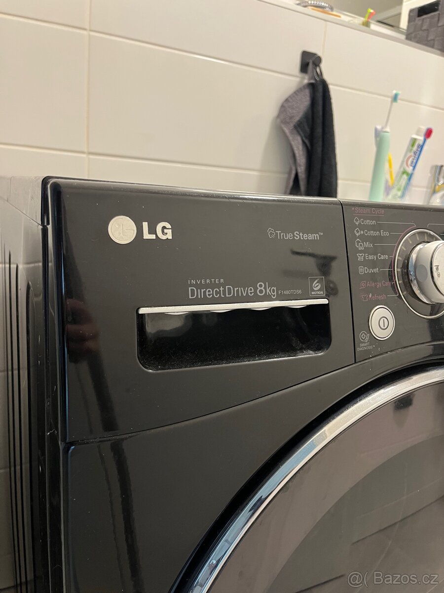 Černá pračka LG Direct Drive 8 kg - 2