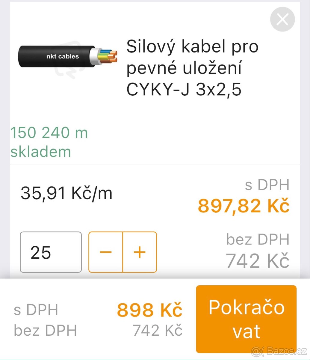 CYKY 3x2,5 - 2