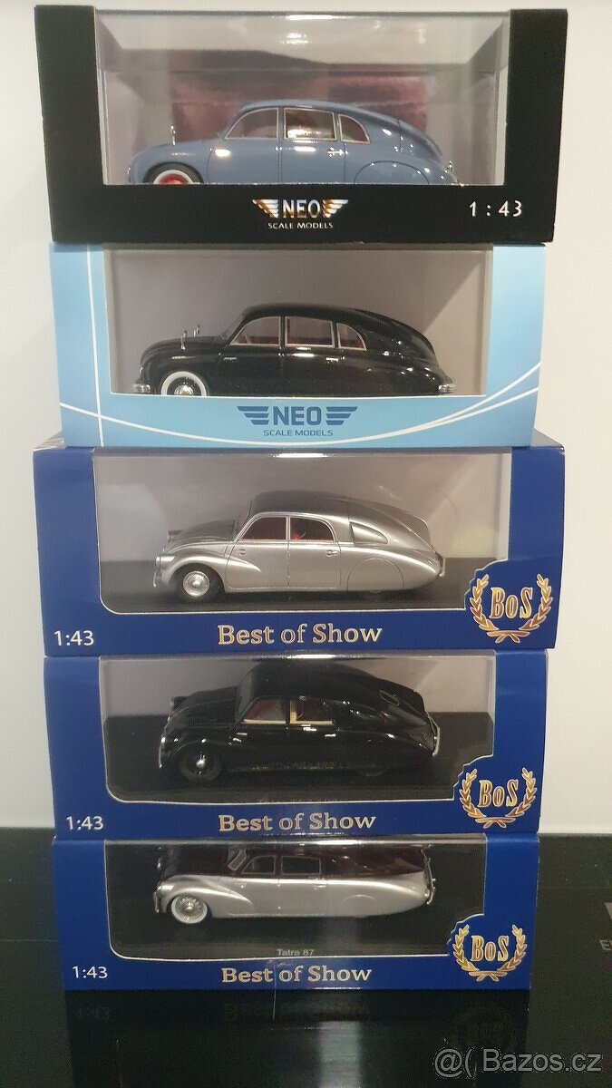 PRODÁM - model Tatra 600 černá 1:43 NEO models - 2