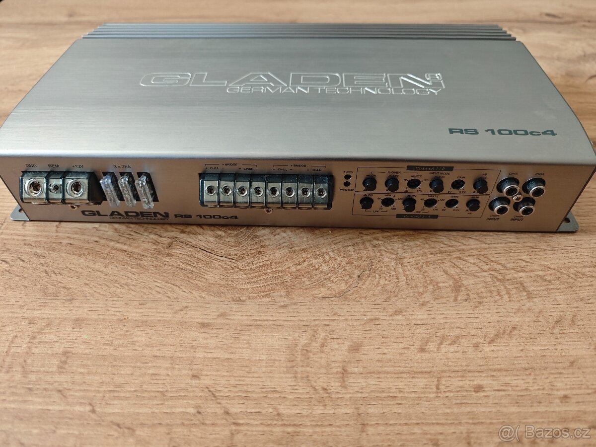 Zesilovač do auta Gladen RS 100c4 - 2