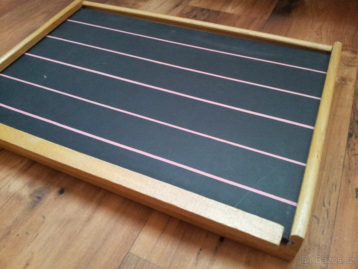 Retro dětské počítadlo - krabicová tabule - 2