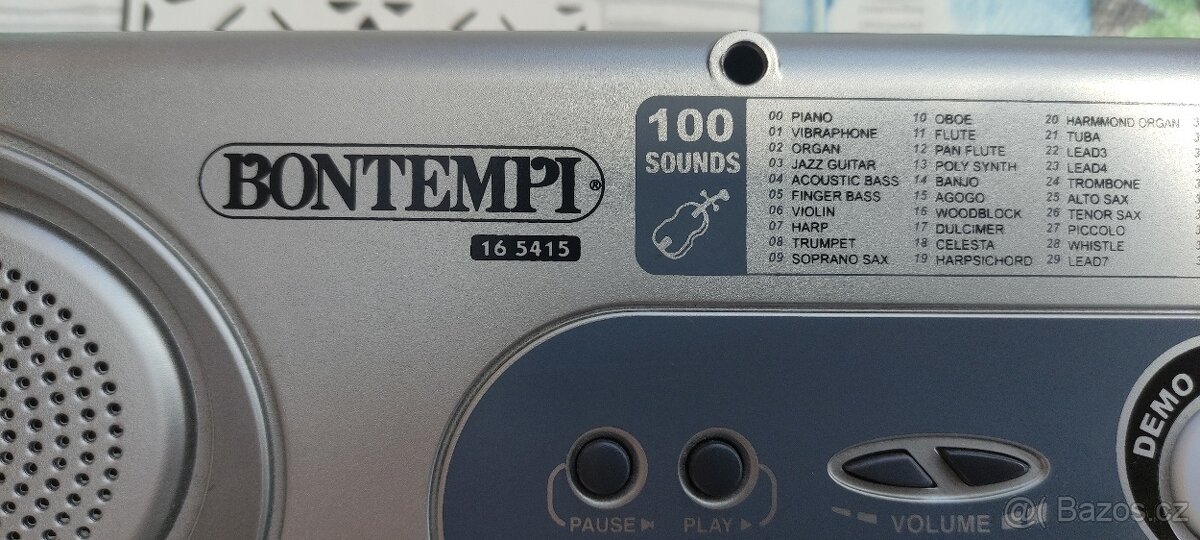 Elektrické klávesy Bontempi 165415 - 2