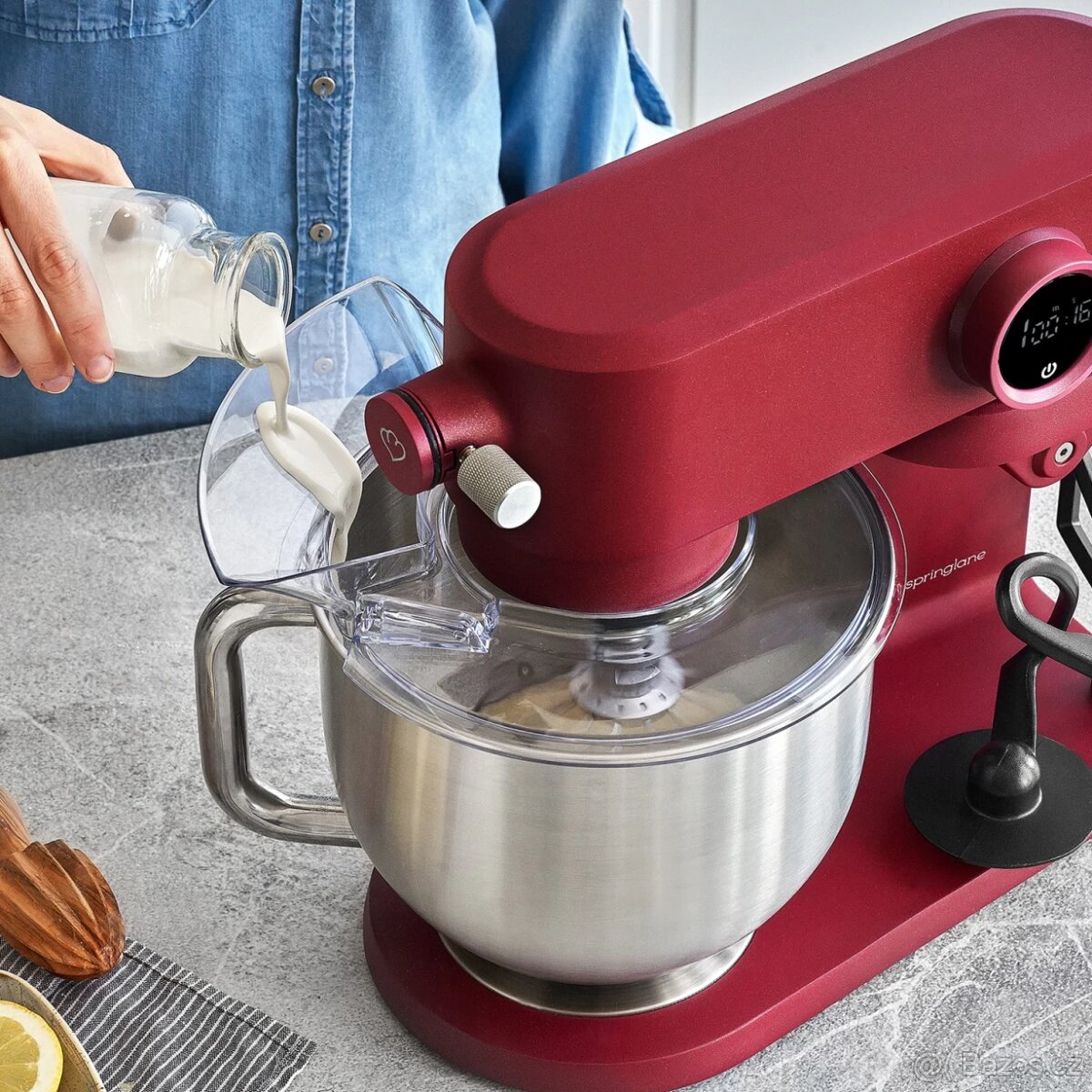 Kvalitní Kuchyňský robot hnětač springlane Karla,celokovový - 2