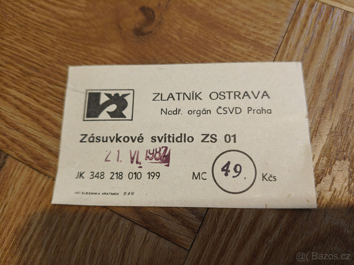 Retro světlo Zlatník Ostrava - 2