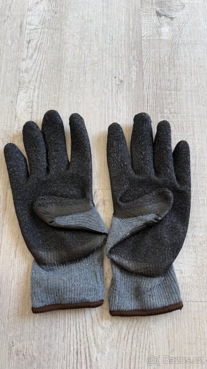 Pracovní rukavice šedé zimní vel. 9 - 2
