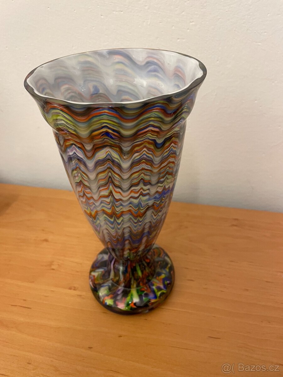 Váza - Brokové sklo - 2