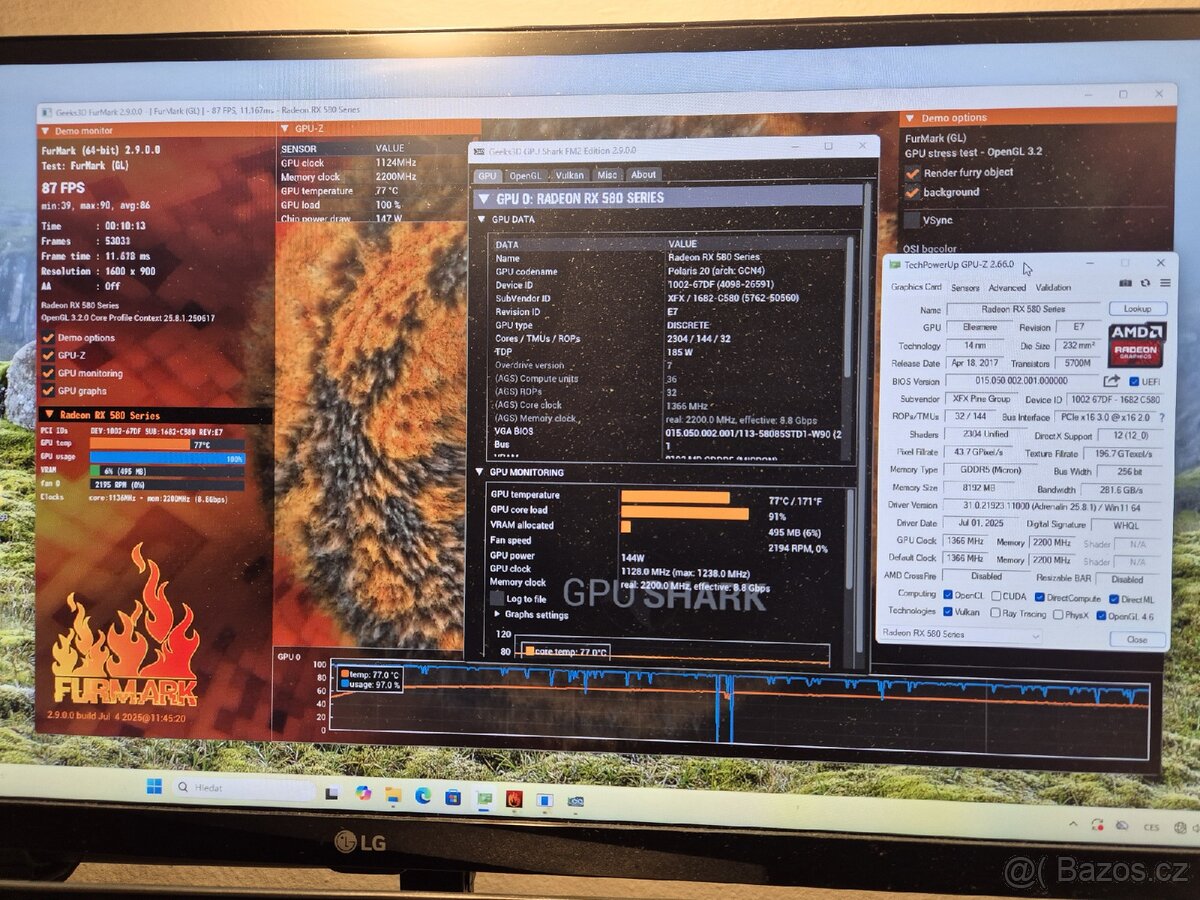 XFX Radeon RX 580 GTS XXX Edition OC+ - 2