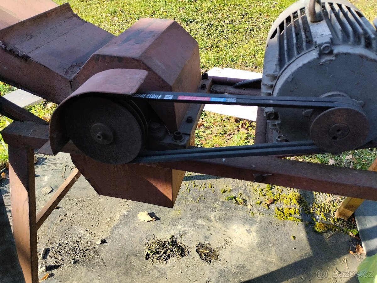 Drtič na větve, motor 4kw 2800ot. - 2