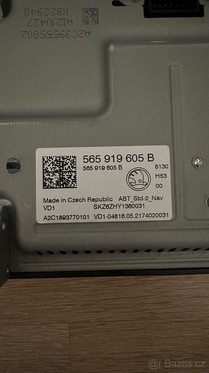 Autorádio ŠKODA 565 919 605 B - 2