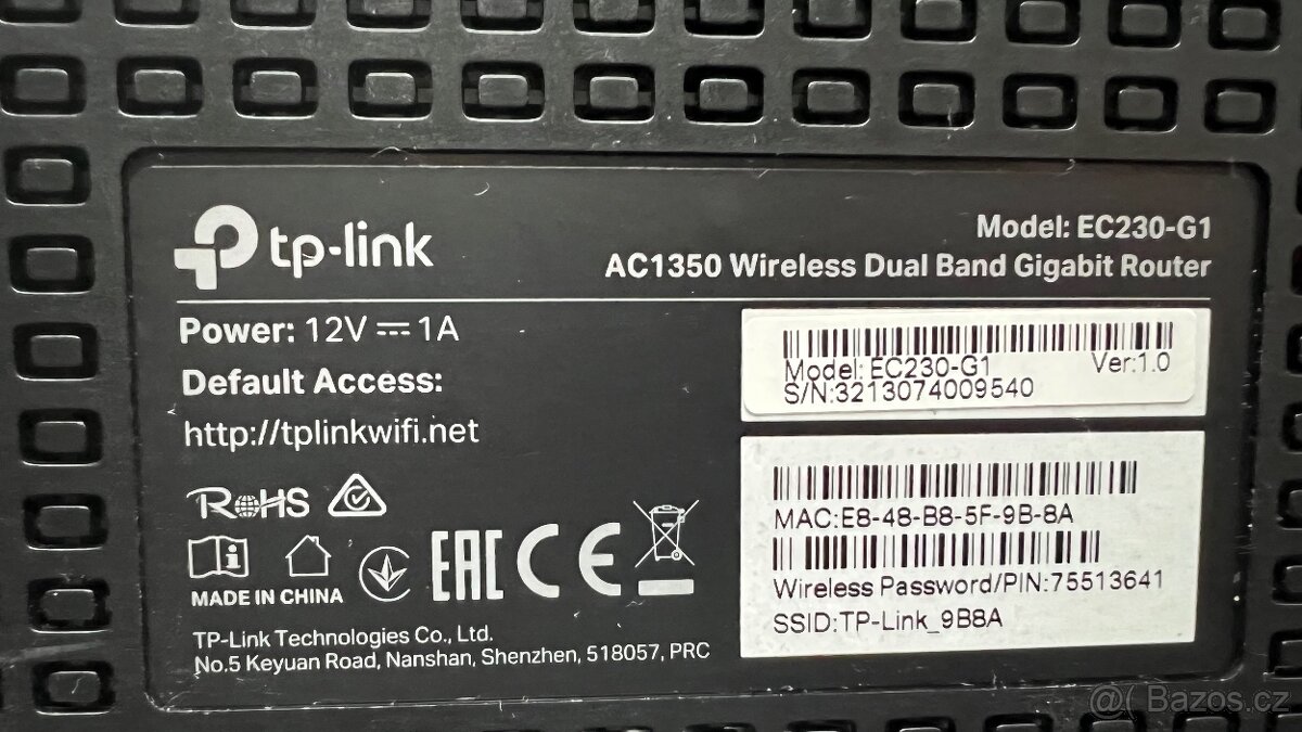 Wifi rouder Tp-ling EC230-G+ - 2
