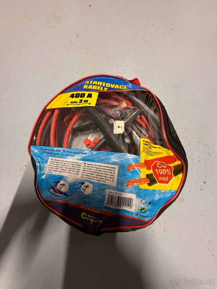 Startovací kabely na automobil - 2