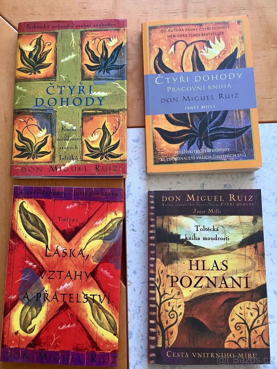 Knihy, Tajemství, Čtyři dohody, Vnímej srdcem, Hlas poznání - 2