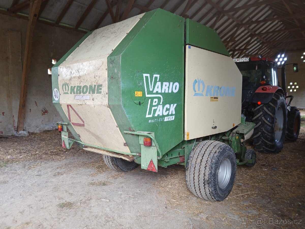 Predám lis na balíky Krone Vario pack 1800 MC - 2