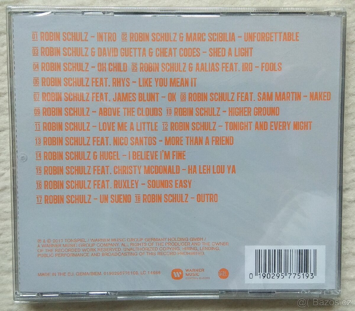 Robin Schulz - Uncovered CD - 2