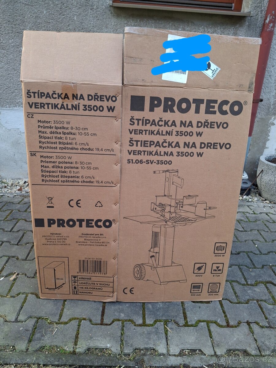 Štípačka na dřevo 8t - 2