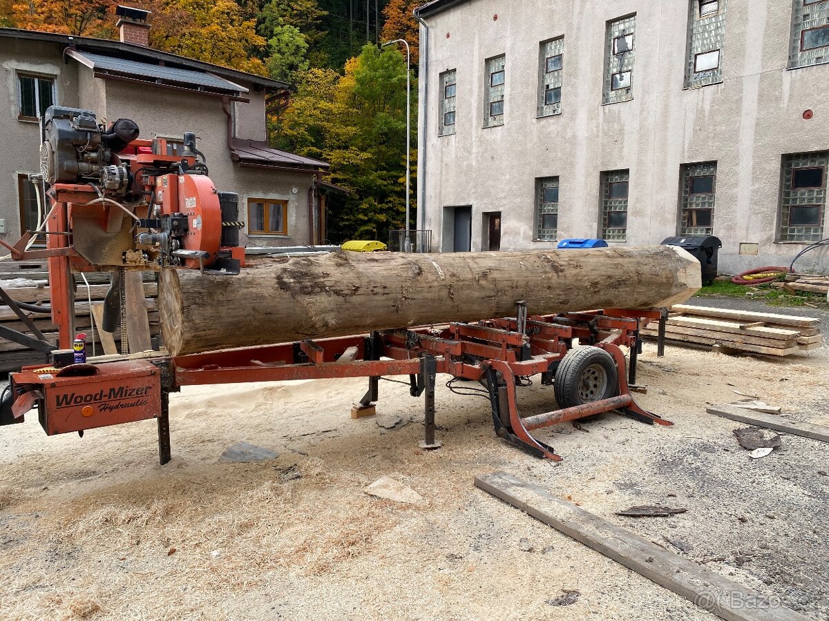 Mobilní katr, pořez kulatiny, pořez dřeva, pásová pila - 2