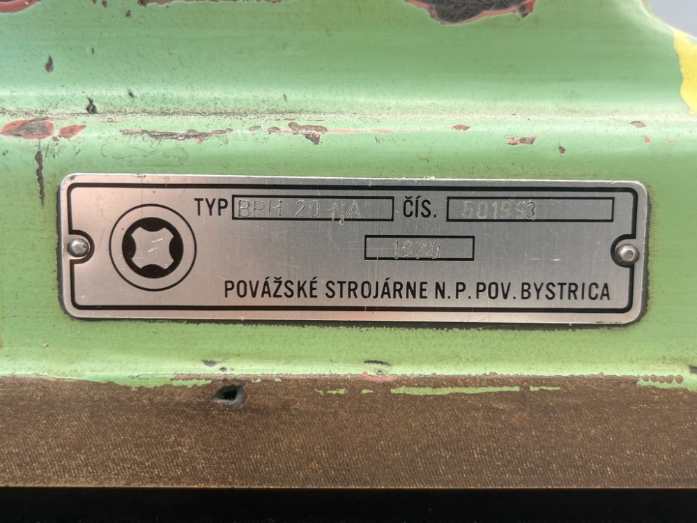 91. Rovinná bruska BPH 20 NA - 2