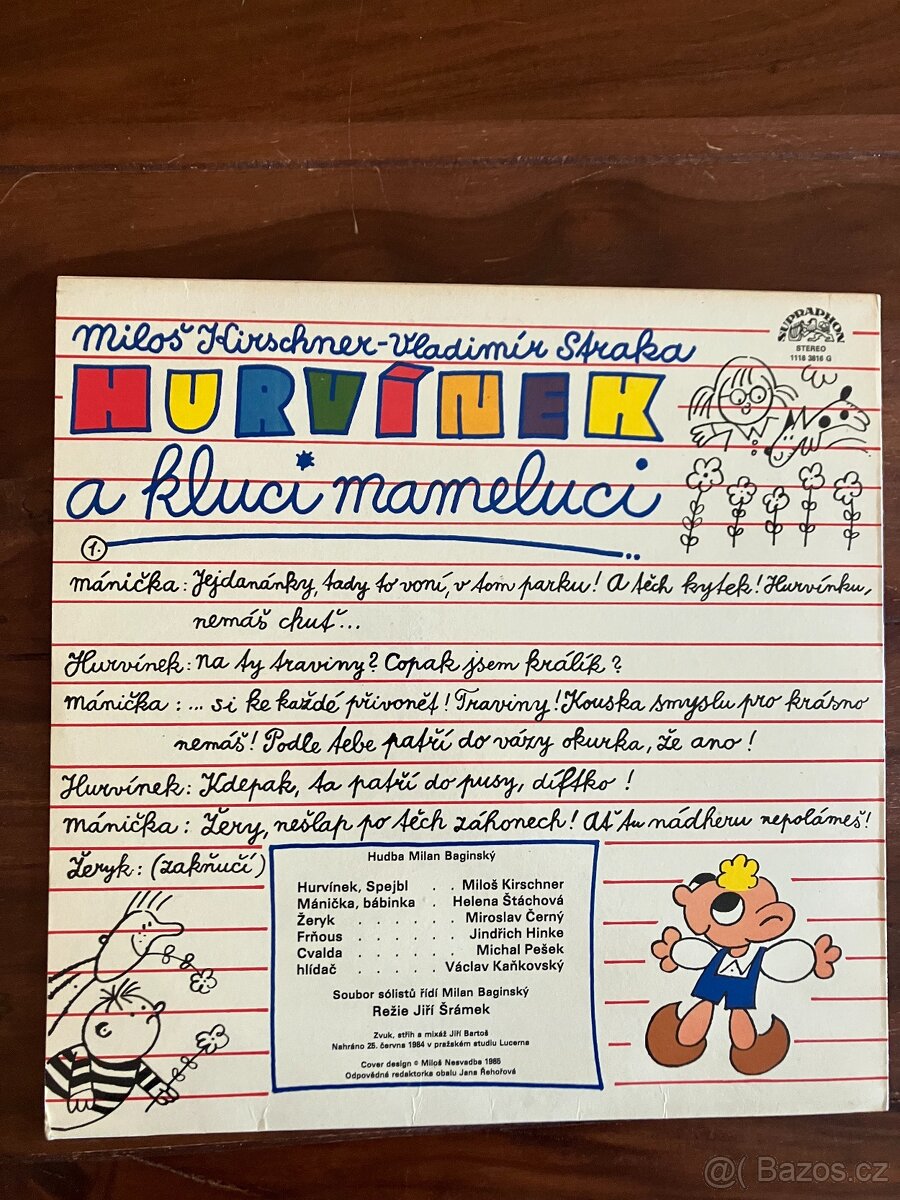 LP Spejbl & Hurvínek - A kluci mameluci (Supraphon 1985) - 2