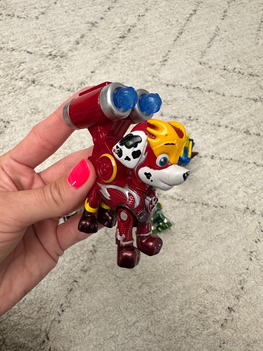 Tlapková Patrola figurky 5 ks superhrdinů s prvky - 2