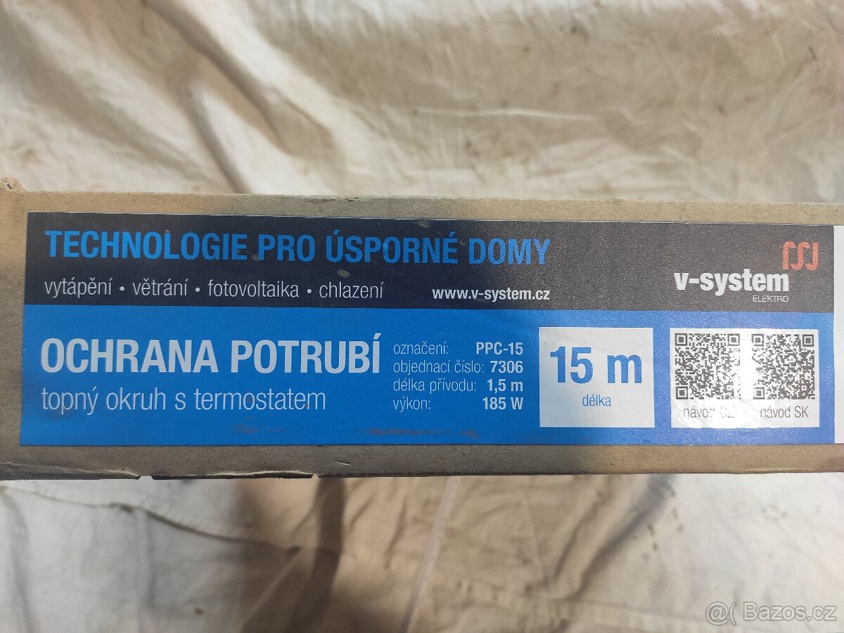 Topný kabel 15m - 2