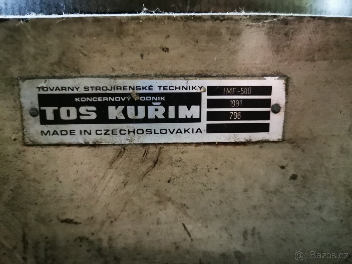 TOS KUŘIM IMF 500 -Otočný stůl - 2