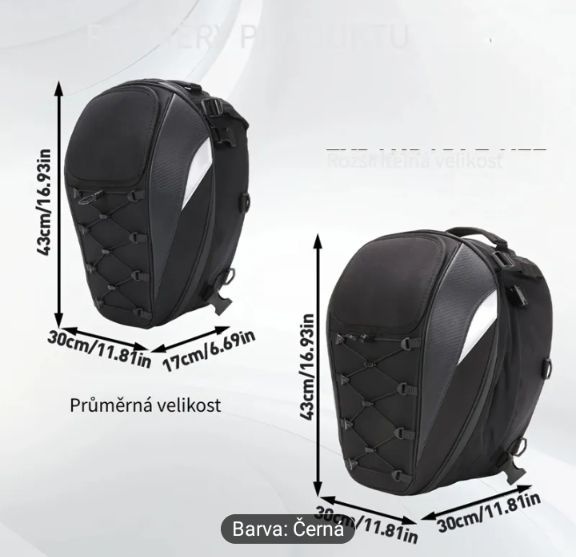 Taška, batoh, kufr, vak na motocykl - 2