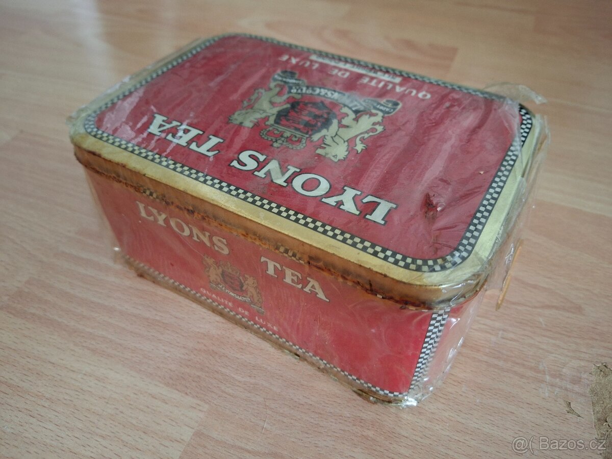 asi 50 let stará retro krabice čaje Lyons Tea - 2