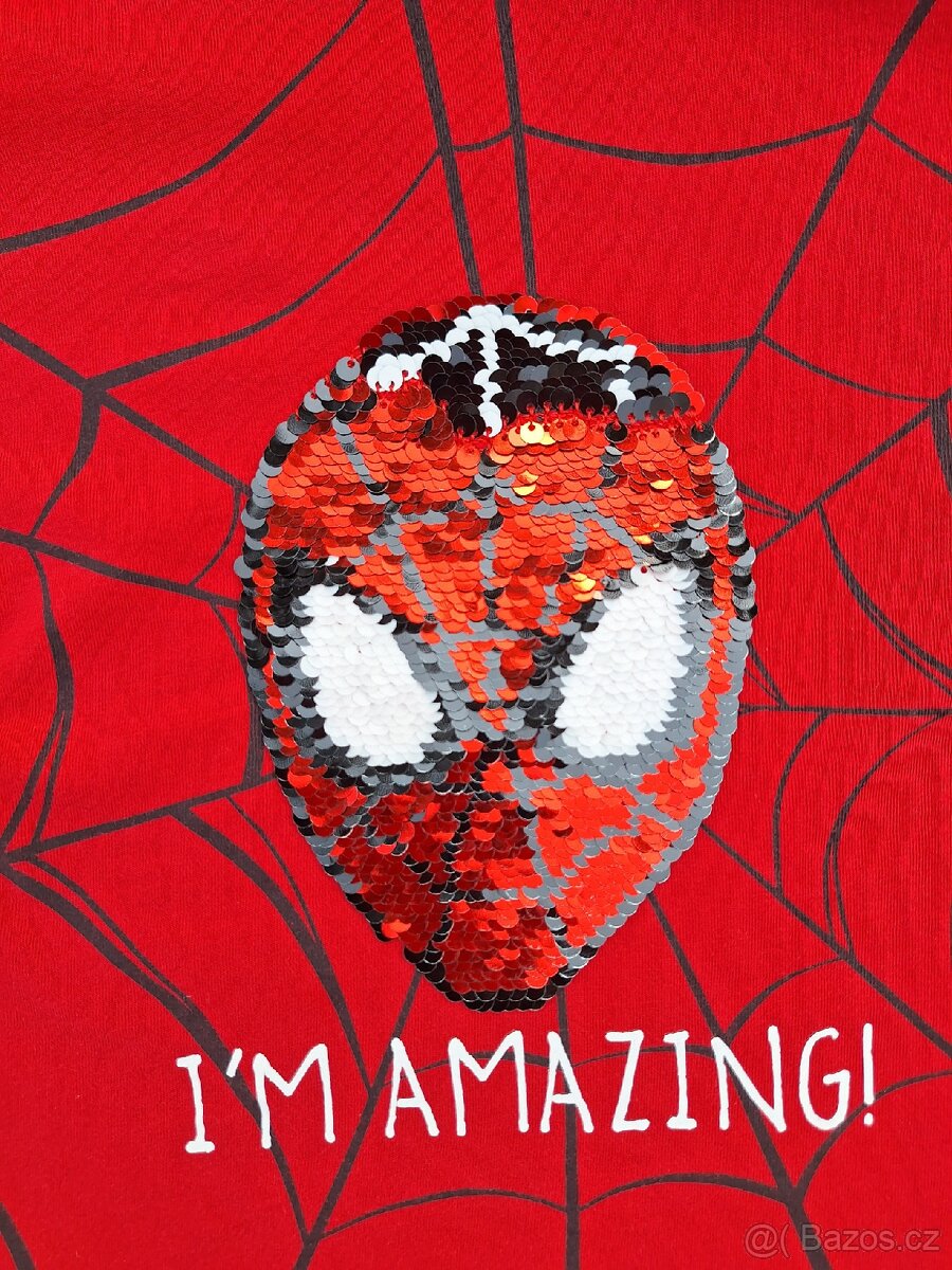 TRIKO S DLOUHÝM RUKÁVEM zn. MARVEL vel.128 - 2