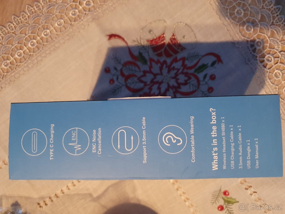 Bezdrátová sluchátka s mikrofonem Sunitec - 2