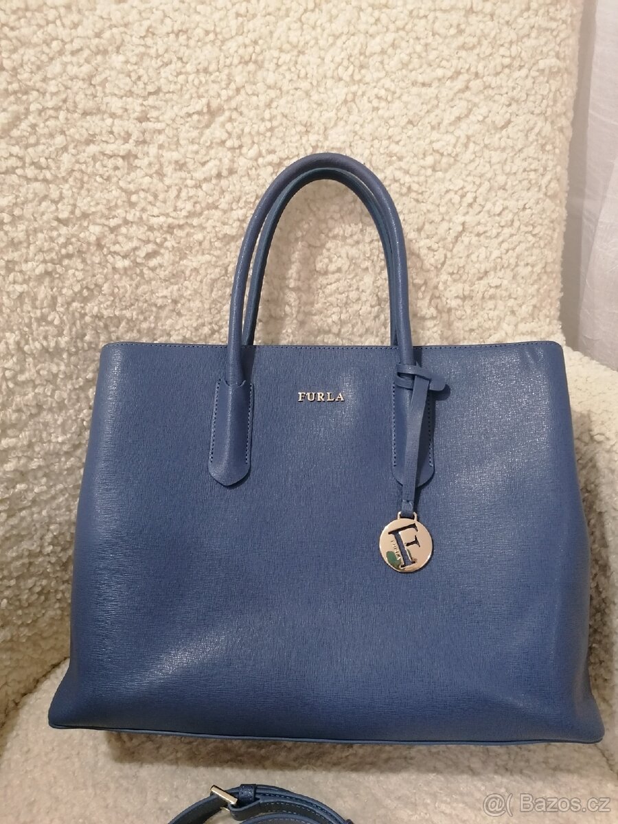 Kožená nádherna kabelka Furla - 2