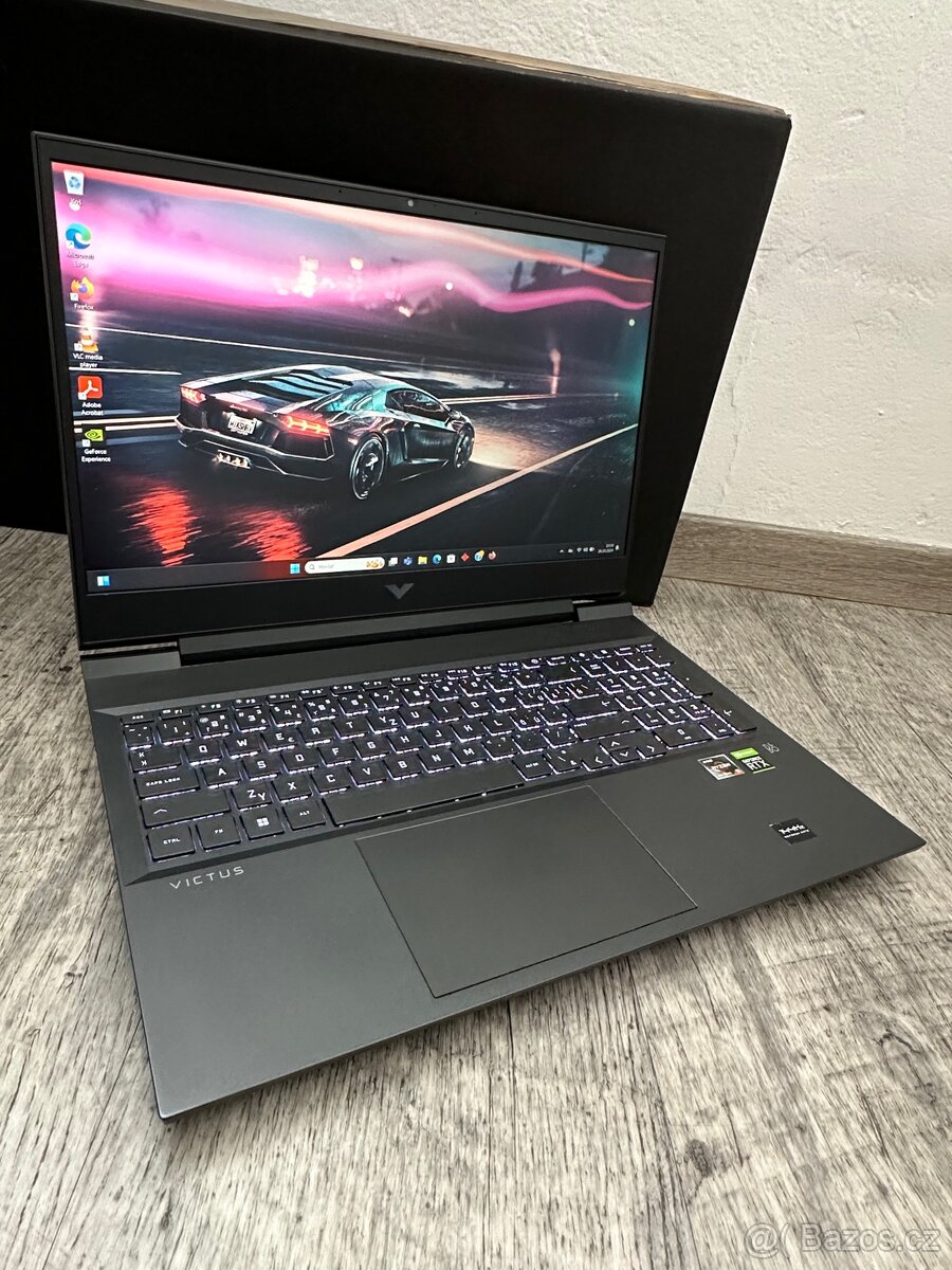 TOP- HERNÍ NOTEBOOK HP VIC-RYZEN 5, SSD, RTX - 2