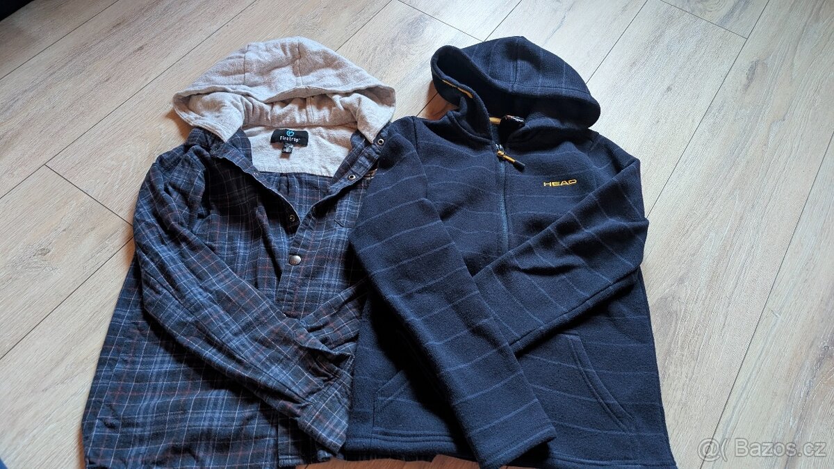 Mikiny a košile vel. 140-152 - 2