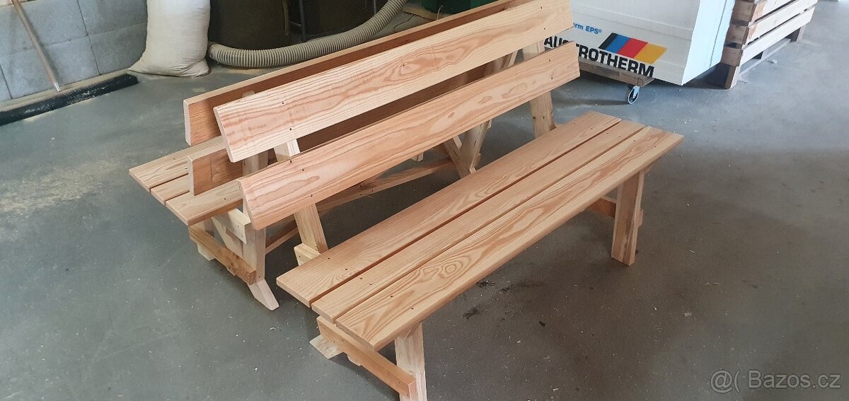 venkovní lavice - 2