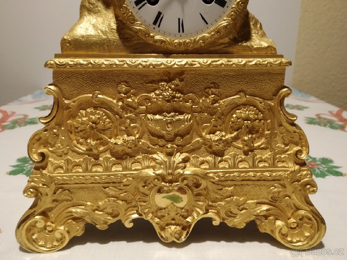 Starožitné krbové hodiny - 2