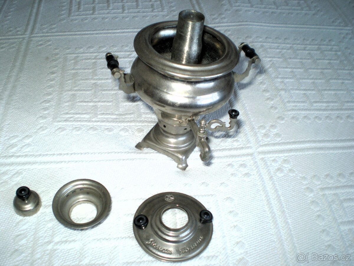 starý ruský mini samovar - 2
