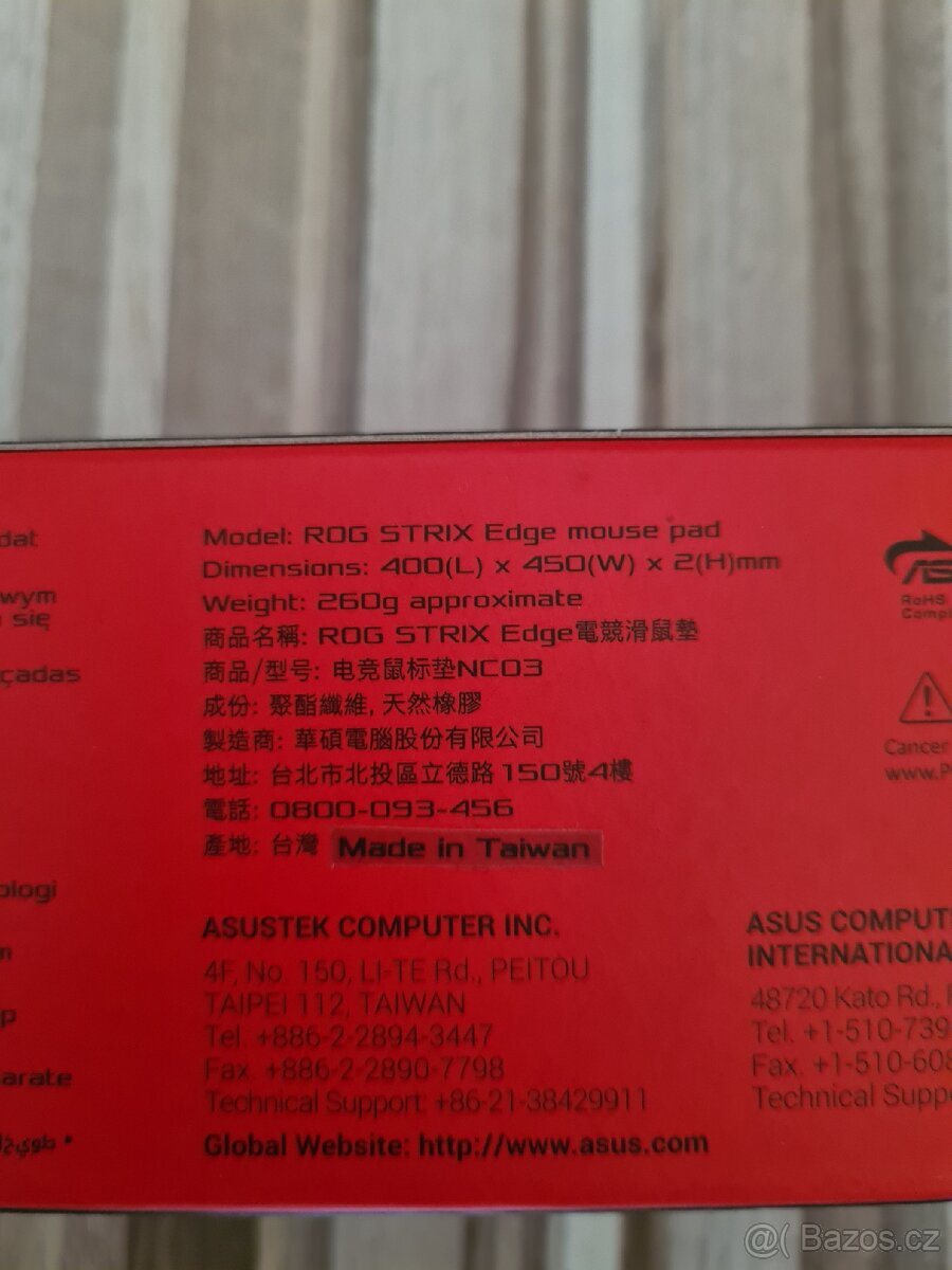 Asus rog podložka - 2