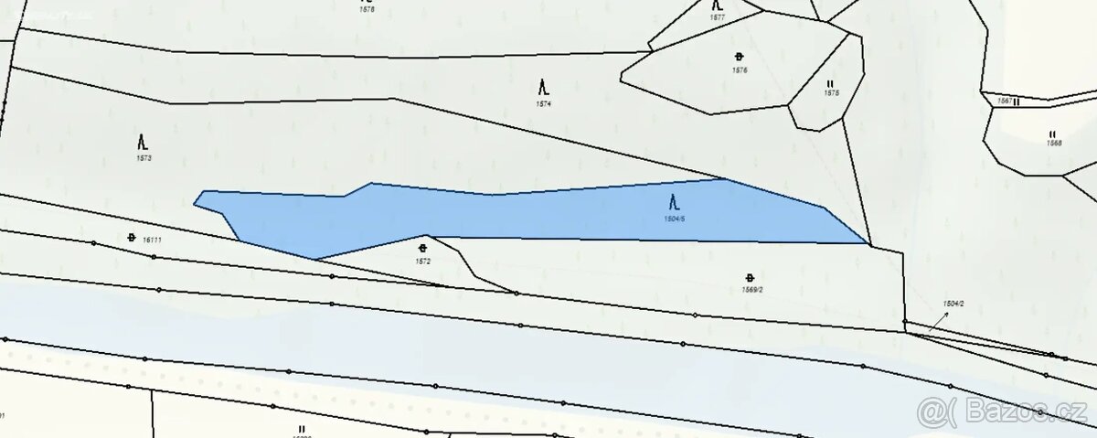 Prodej lesa 2596 m² - 2